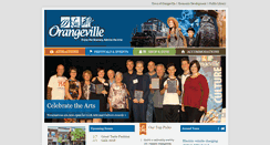 Desktop Screenshot of orangevilletourism.ca